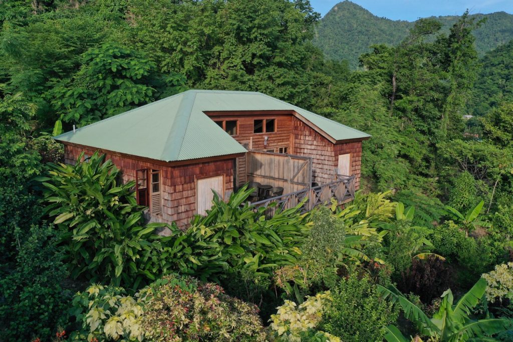 Jungle Bay Dominica Villa Room aerial
