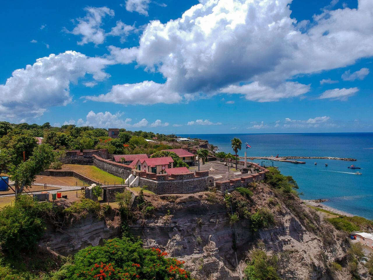 Sint Eustatius eiland Statia Fort Oranje