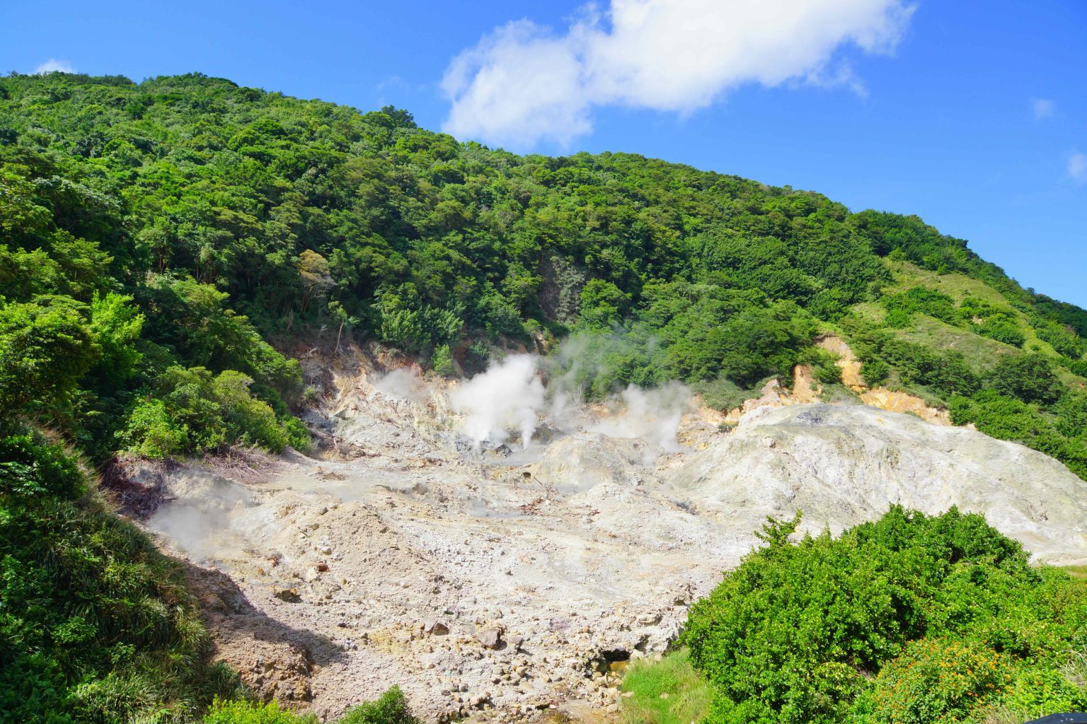 St Lucia highlights Sulphur Springs drive-in vulkaan op Saint Lucia