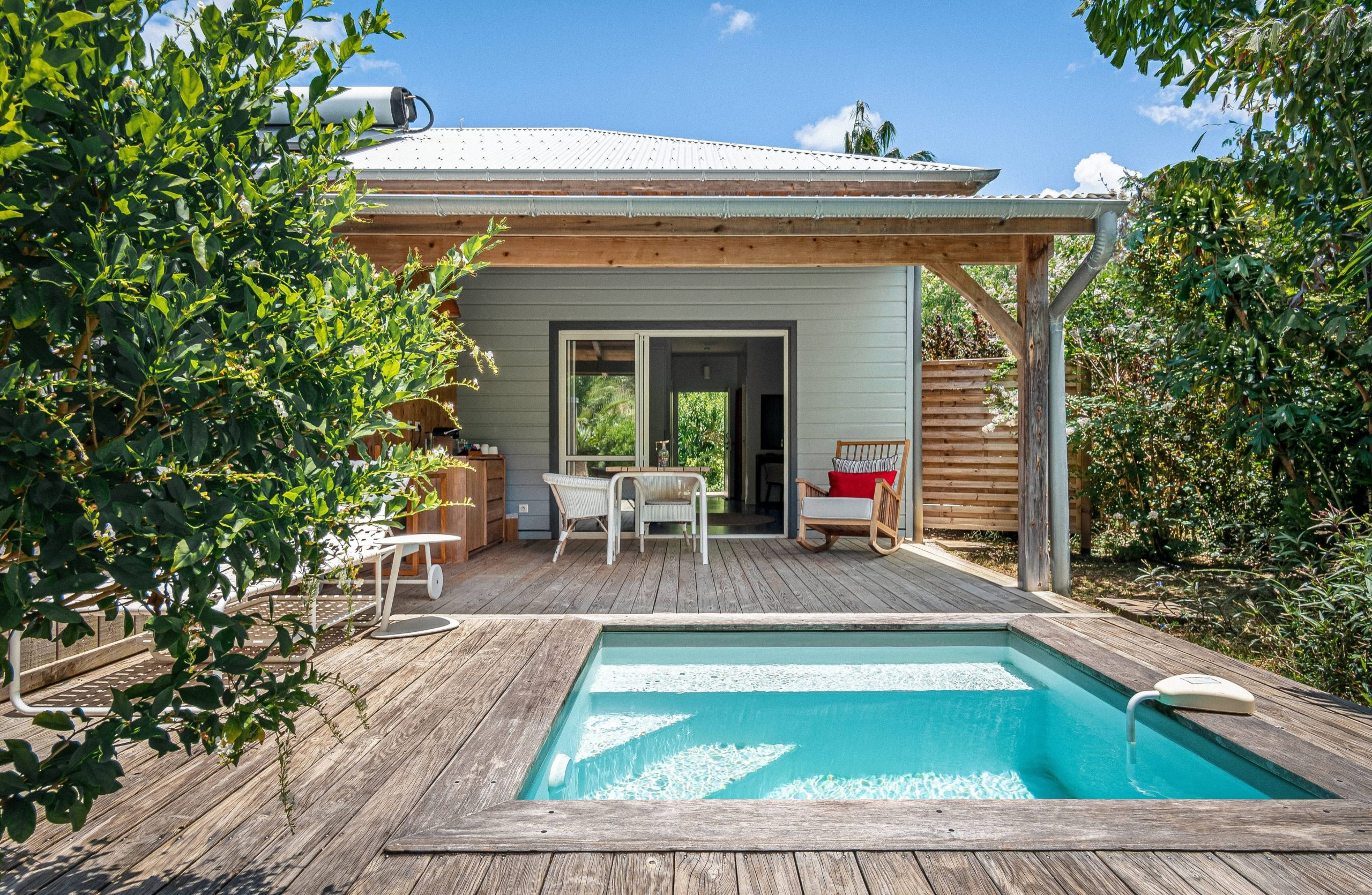 Caribbean Suite met plunge pool bij Hotel French Coco op Martinique