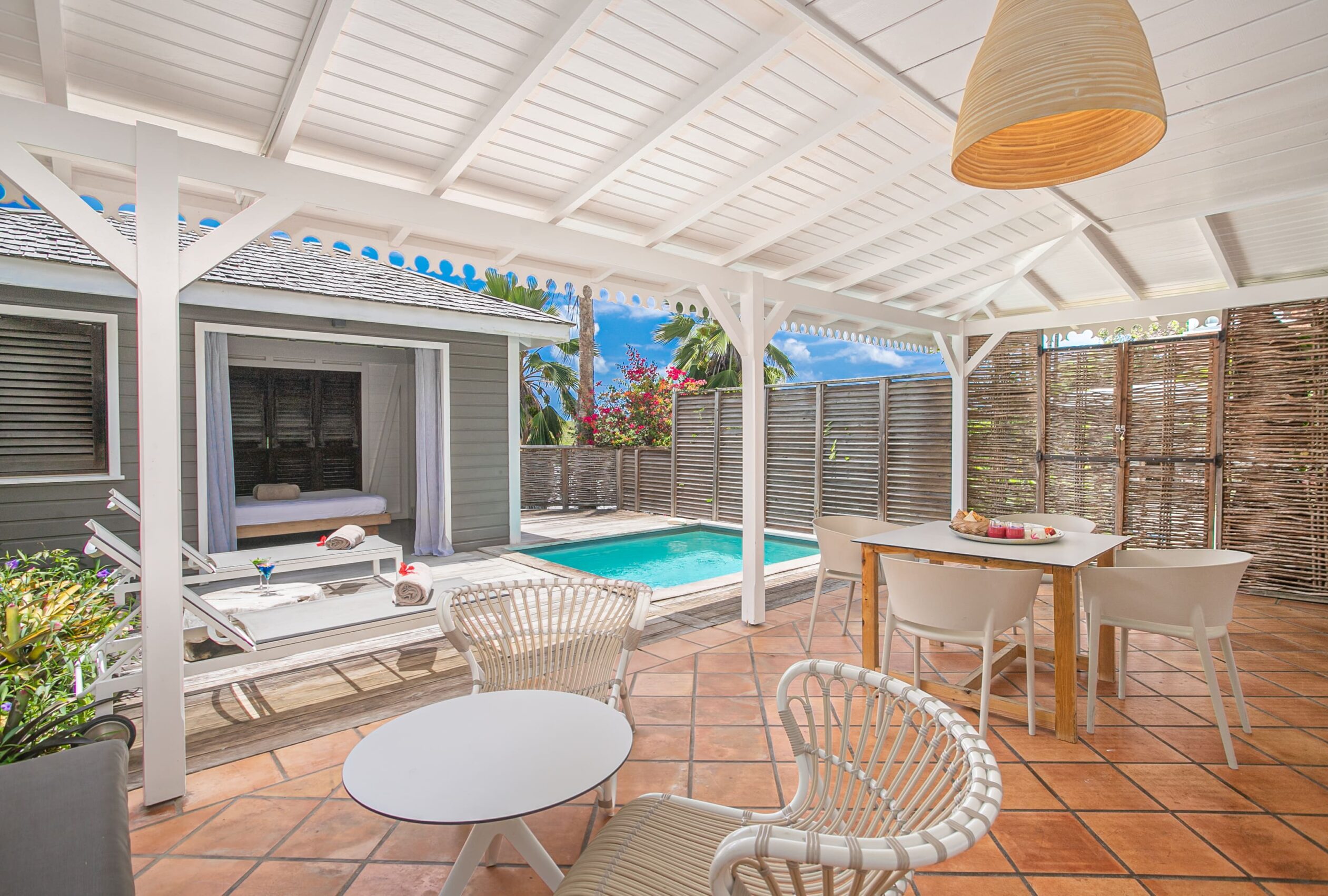 Suite Jardin bij Hotel Plein Soleil op Martinique